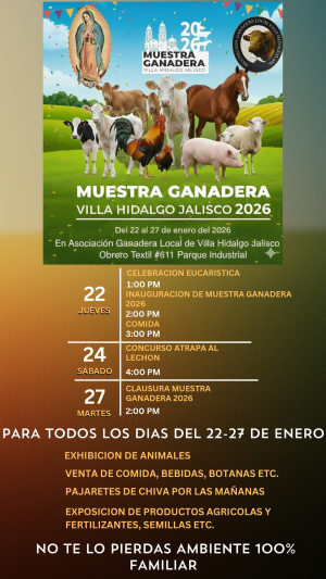 Muestra Ganadera Villa Hidalgo 2026